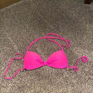 Hot Pink Push Up Bikini Top